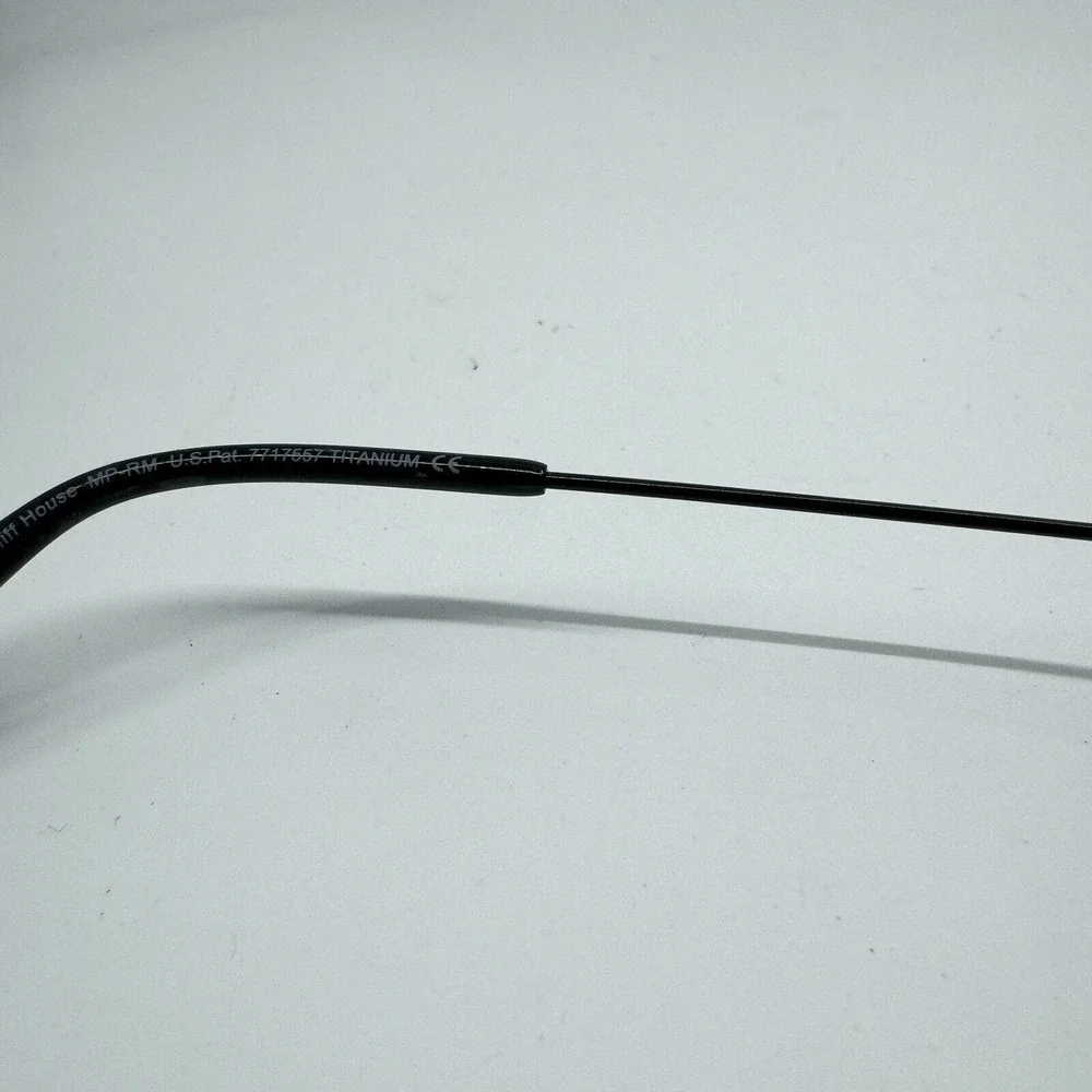 Maui Jim CliffHouse MJ-247-02 Titanium Black‎ Aviator Sunglasses Frames H10393
